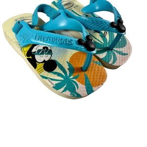 Baby | Havaianas | Disney Mickey Mouse Flip Flop Slingback Sandals - 12 months